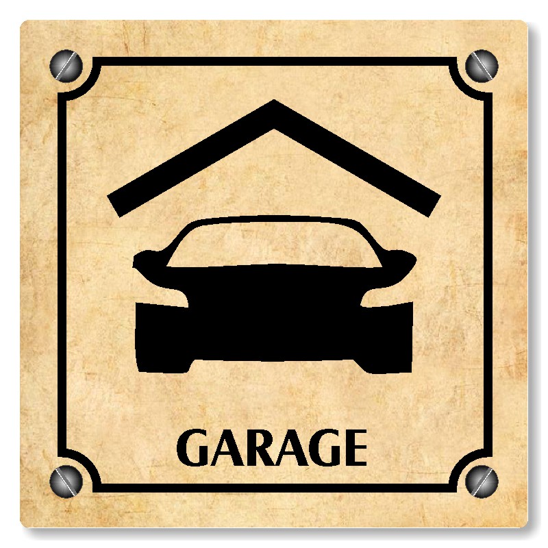 Garage, 148x148mm, pergamen, Kansas